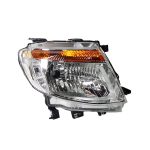 Ford Ranger 2012 Replacement Headlight RHS chrome w/socket (non-oem)