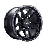 18" A-Line Dakar 6/139 Satin Black Alloy Wheels