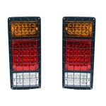 Universal LED Tailights with Grille for Trucks/Bakkies/Trailer (pair)