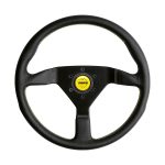 Momo 11111785BKYER Montecarlo Black & Yellow 350mm Leather Sport Steering Wheel
