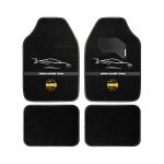 Momo CM4A7BWRH Racing Car Mats with White Stitch (set of 4)