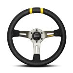 Momo VRDRIFT33BLKR Drifting Suede 330mm Sport Steering Wheel