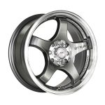 15" A-Line Rocco 4/100 Single alloy Wheel