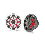 Kicker 45KM84L Marine 8" 150rms Coaxial Speakers with LED Lighting