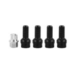 Wheel Security Locknut Bolt - Matt Black (14x1.25)