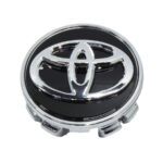 Wheel Center Cap - Toytoa Black & Silver - 55mm (each)