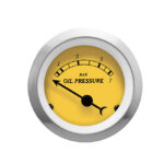 Autogauge 52mm Oil Pressure Gauge (Yellow Face)