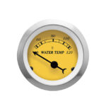 Autogauge 52mm Water Temperature Gauge (Yellow Face)