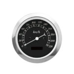 Autogauge 85mm Electrical Speedometre (Black Face)