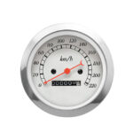 Autogauge 85mm Electrical Speedometre (White Face)