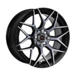 16" A-Line Classic 4x100 Satin Black Alloy Wheels