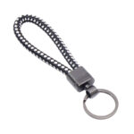 Rope Strap Design Keyring (Silver)
