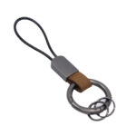 Carabinder Snap Hook Keyring (Brown)