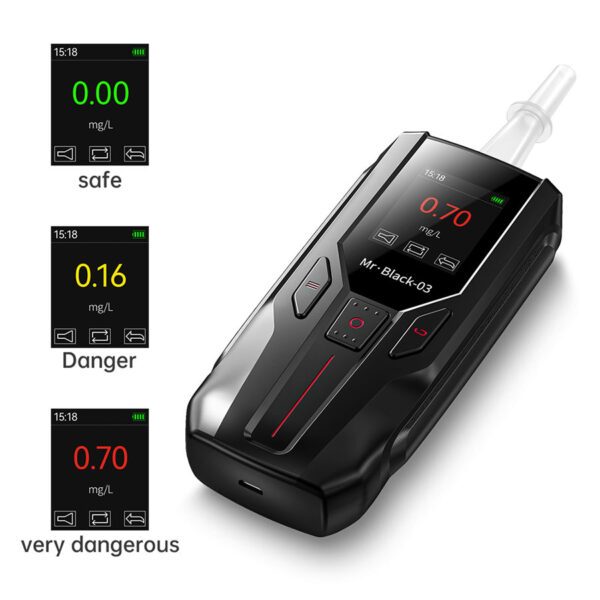 ZBK Quick Test Hight Accurate Alcohol Breathalyzer with fuel cell