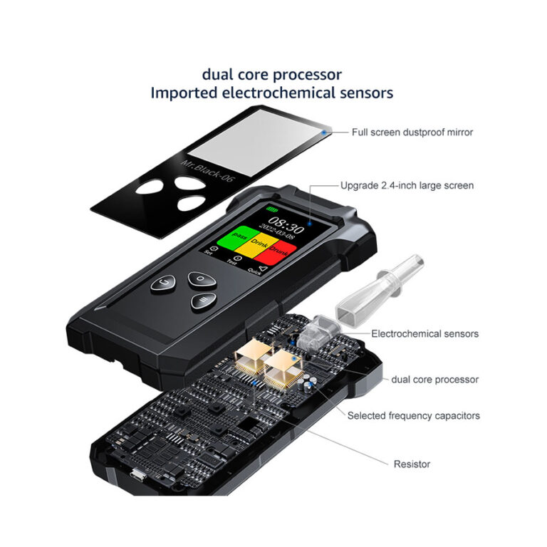 Mr Black 6 Plus Alcohol Breathalyzer Analyser With Printer Autostyle Motorsport South Africa