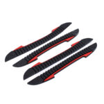 Door Protector Strips - Red Stripe Pattern (set of 4)
