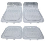 Transparent Clear PVC 4piece Car Floor Mats Set