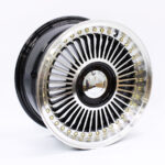 15" Racing Hart Ferris 4/100 & 4/108 Black Machine Face Alloy Wheels