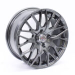 15" A-Line Matrix 4/100 Satin Black Alloy Wheels