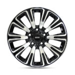 17" SSW S407 5/120 Black with Polished Face Alloy Wheels