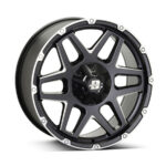 20" SSW S375 Colorado 6/139 110.1CB Black & Silver Alloy Wheels