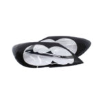 Clear Headlight Guards with Black Trim for Toyota Hilux 2011