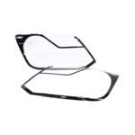 Clear Headlight Guards with Black Trim for VW Amarok 2011