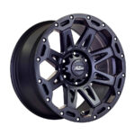 17" A-Line Duke 5/150 Satin Black Alloy Wheels