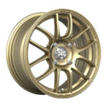 15" A-Line AR-Z2 5/100 Race gold Alloy Wheels