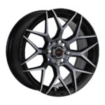 15" A-Line Classic 4/100 & 4/108 Silk Black Tint Alloy Wheels