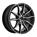 15" A-Line VF1 5/114 Black Machine Face Alloy Wheels
