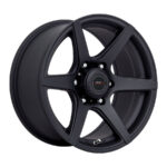 17" A-Line Claw Grande 6/139 Satin Black alloy Wheels