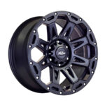 17" A-Line Duke 6/139 Satin Black alloy Wheels