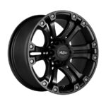 18" A-Line Granite 6/139 Satin Black Alloy Wheels