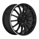 17" A-Line Maison 5/100 Silk Black Machined Lip Alloy Wheels