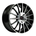 17" A-Line Maison 5/112 Black Machine Face Alloy Wheels