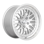 17" A-Line Phantom 4/114 Super Silver Machine Lip Alloy Wheels