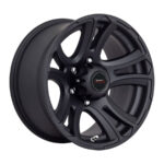 17" A-Line Rebel 6/139 Satin black alloy Wheels