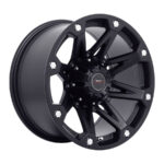 18" A- Line Hazard 5/127 Satin Black Alloy Wheels