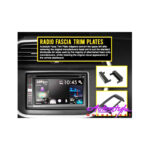 Radio Fascia Trim Plate for Audi A4/A6/TT 1999-2001 (Side brackets)