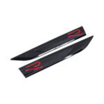 R Mk8 Black & Red Fender Badges (20x3cm)