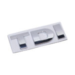 Chrome TDi Letters Adhesive Badge