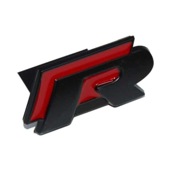 R-Line Red & Matt Black Grille Badge - Autostyle Motorsport South Africa