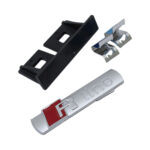 R-Line Matt Silver Grille Badge