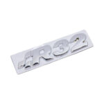 R32 Chrome Letters Badge