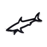 Shark Black Adhesive Badge