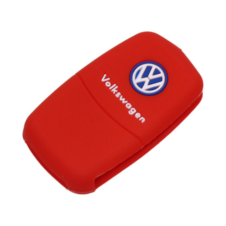 TPU Silicon Key Cover with WRC Black & Silver Design for VW Golf Mk8 ...