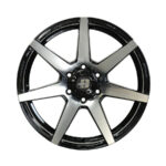 20" SSW S304 6/139 Polished Face & Black Lip Alloy Wheels