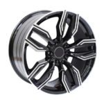 19" GR5402 5/112 Black Machine Face Alloy Wheels