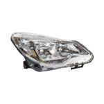 Replacement Headlight for Opel Corsa 2011-2015 Chrome w/socket (RHS)